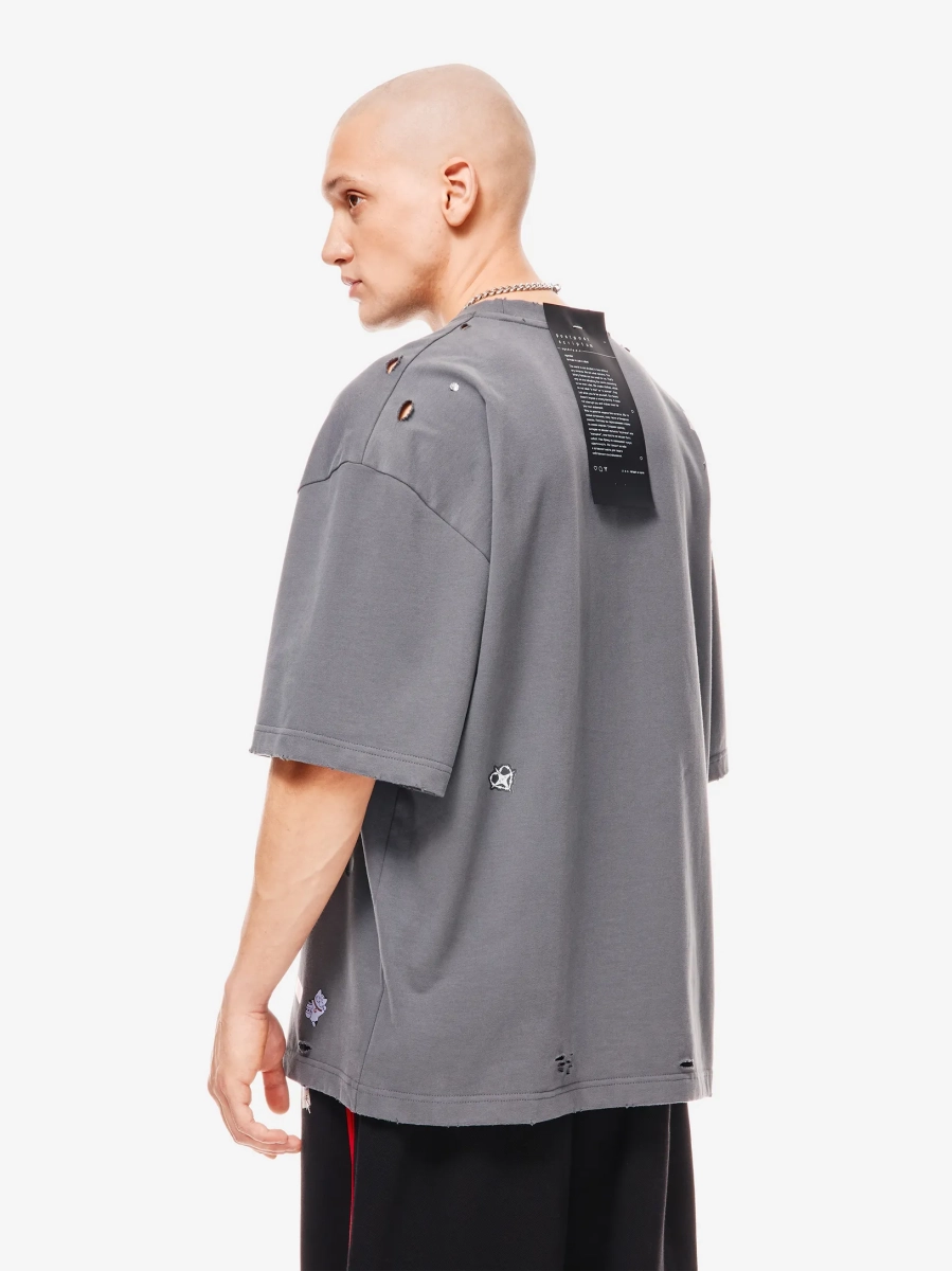 Sticker Pack Футболка Оверсайз p.p.s., цвет: туманный серый, 1039.00.00.GRY1 купить онлайн