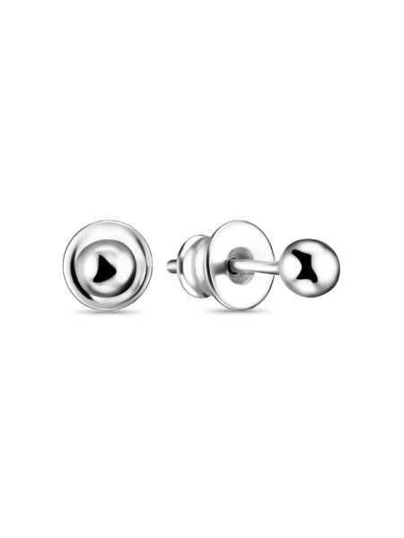 Пуссеты SIMPLE 4 (1 серьга) LU JEWEL, цвет: серебро, 886549023081 купить онлайн