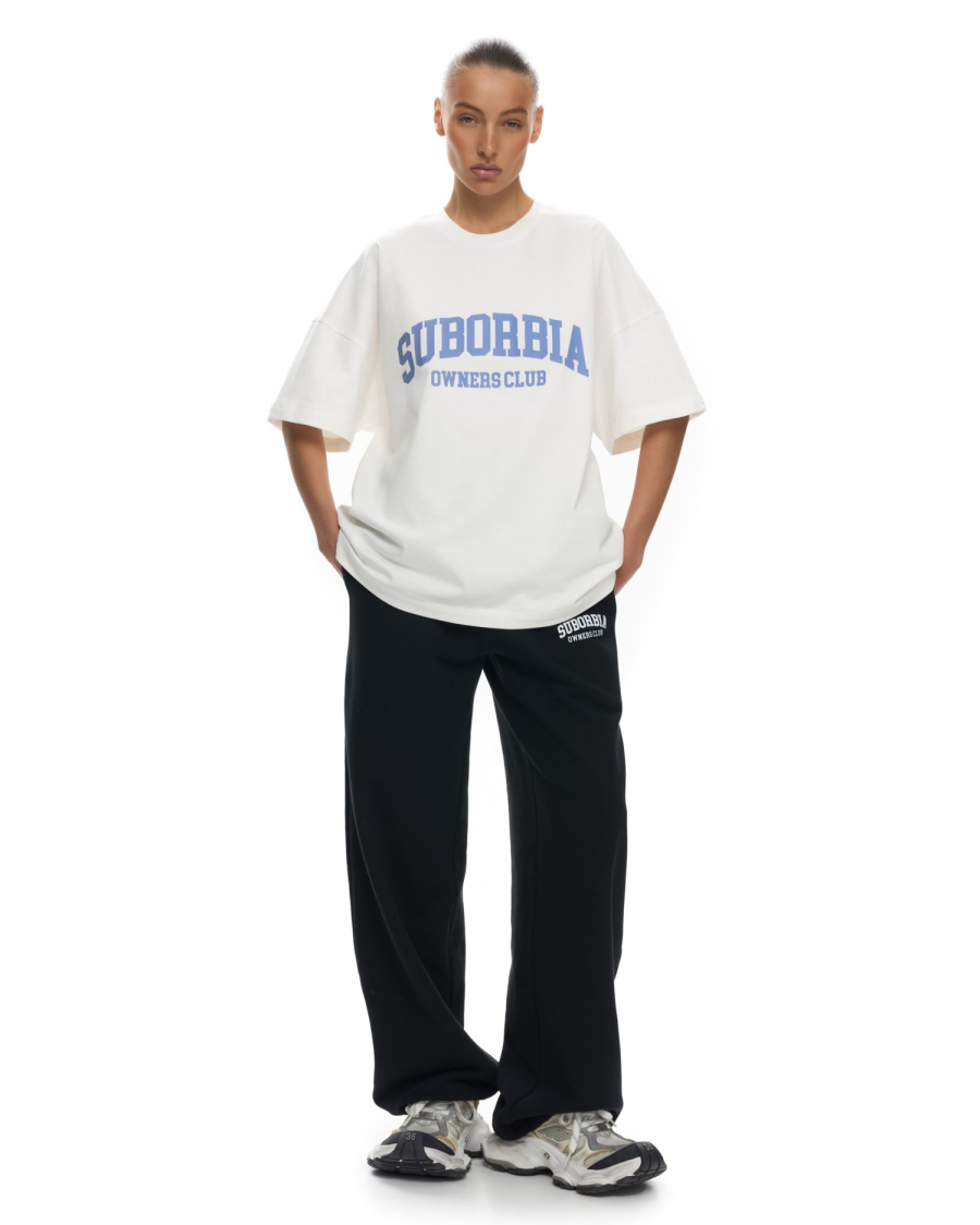 Футболка OWNERS CLUB Suborbia, цвет: white-blue, 006388 купить онлайн