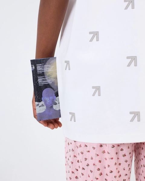 Футболка LUNA FACE WHITE ASIA ST 71, цвет: белый, Ast71.tt-Lunaface-wh купить онлайн