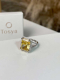 Кольцо Tosya Store, цвет: серебро, SR-B03434C купить онлайн