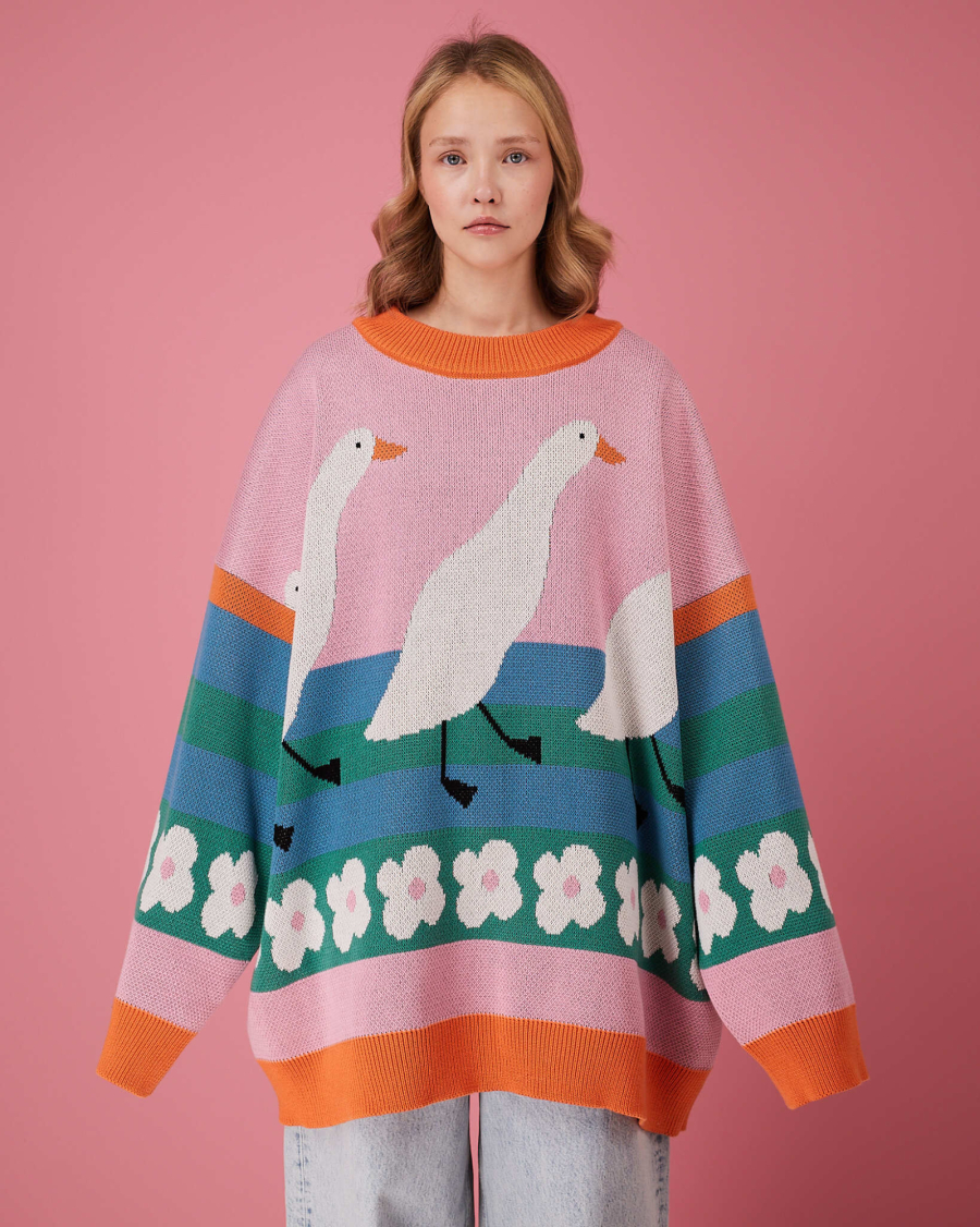 Свитер питерские чайки