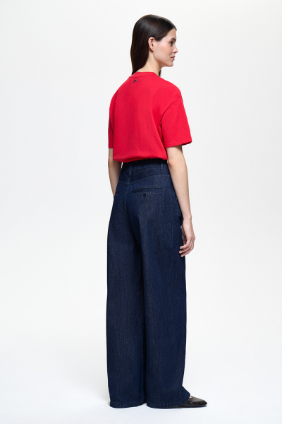 Джинсы широкие DREAMS BY ALENA AKHMADULLINA, цвет: темно-синий, 126105080204511/115000 купить онлайн