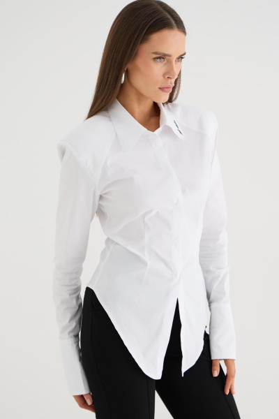 Рубашка Atelier wmn CULT, цвет: белый,  купить онлайн