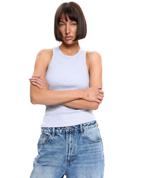 Майка Suborbia, цвет: серый меланж, 006636 купить онлайн