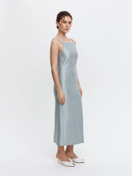 Платье-футляр ANNA PEKUN, цвет: голубой,  купить онлайн