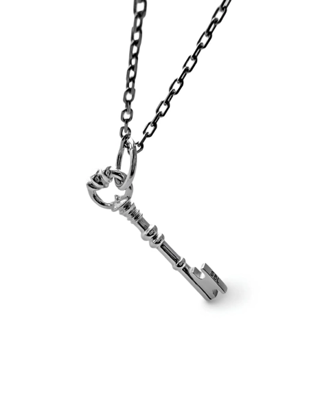 Серебряная подвеска «Счастья ключ» mini black SBLESKOM, цвет: серебро, 92217 купить онлайн