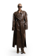 Тренч из эко-кожи макси ASYA SEMYONOVA, цвет: camel, 00-00002557 купить онлайн
