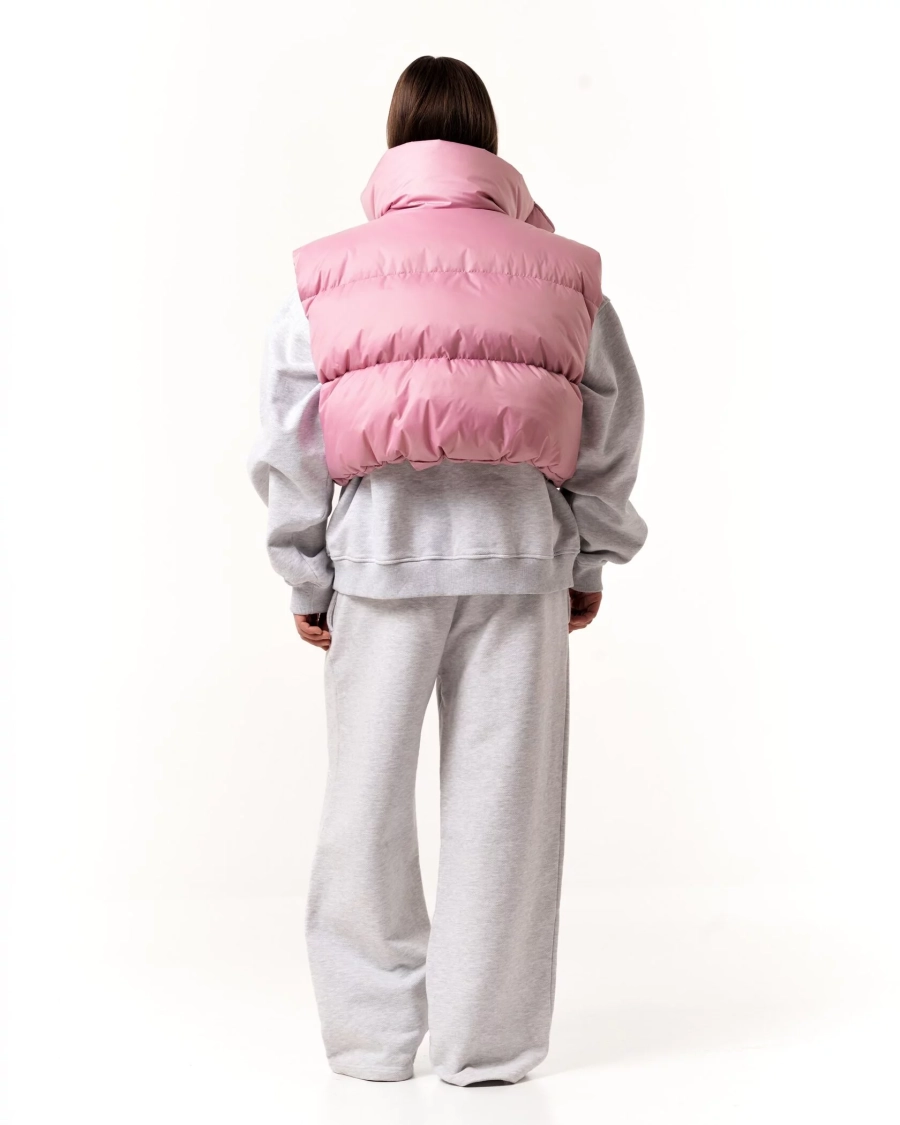 Жилет BIB PINK YONS, цвет: розовый,  со скидкой купить онлайн
