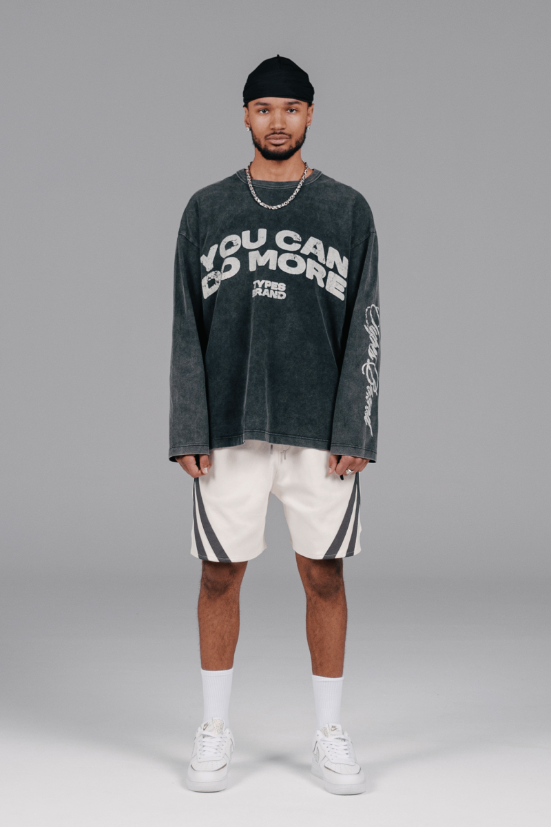 Лонгслив "do more Longsleeve" types, цвет: серый,  купить онлайн