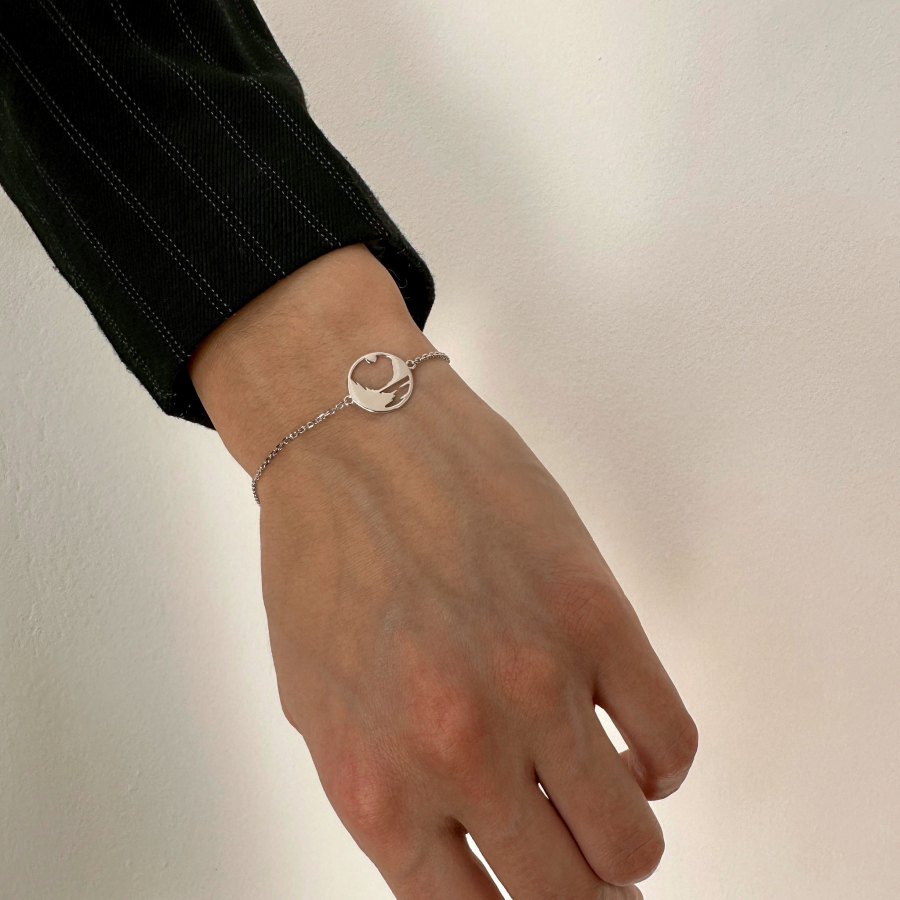 Браслет Река The Reason, цвет: серебро, брс река купить онлайн