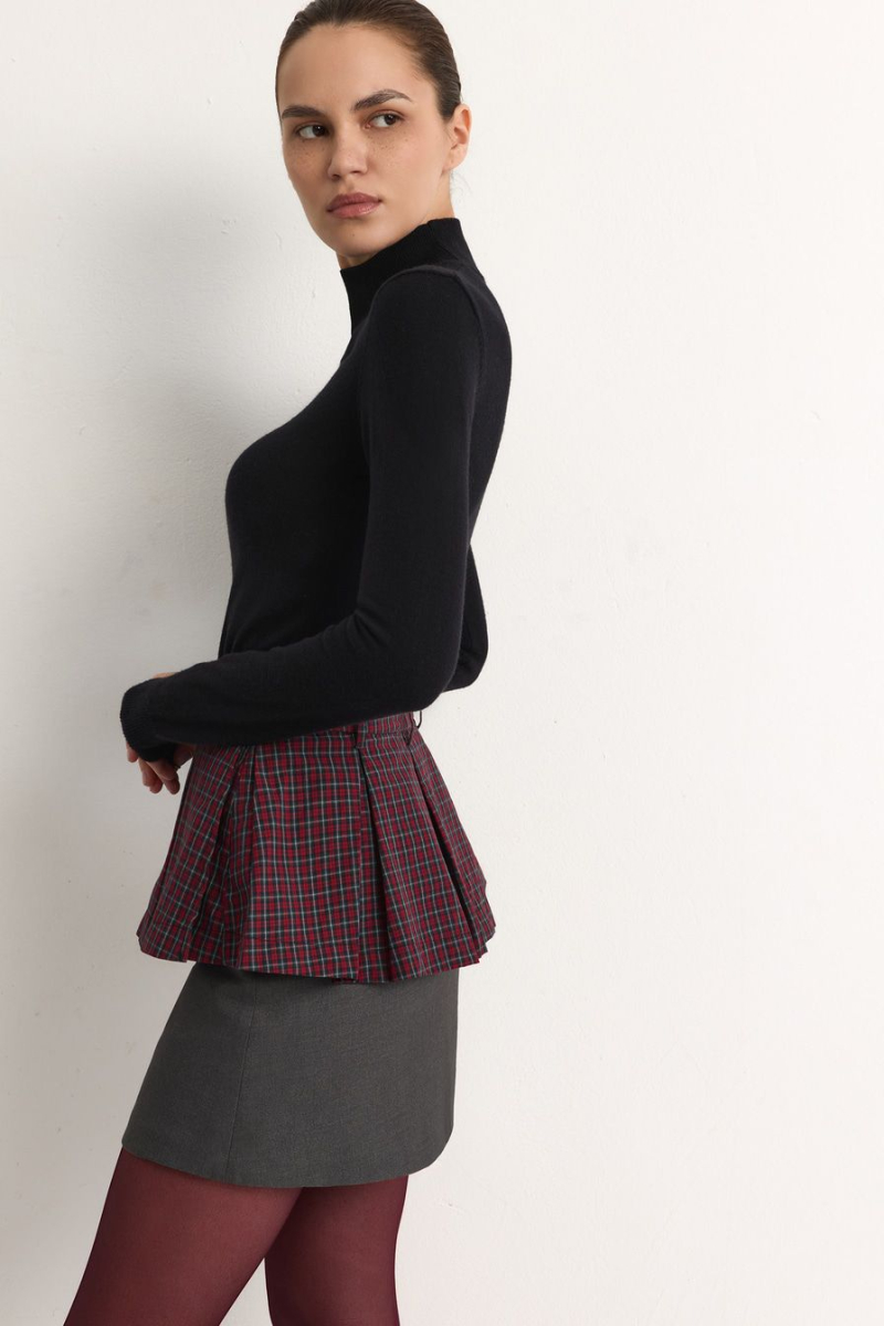 Джемпер с баской TOPTOP, цвет: Бордовый, TT.050.17942.330 купить онлайн