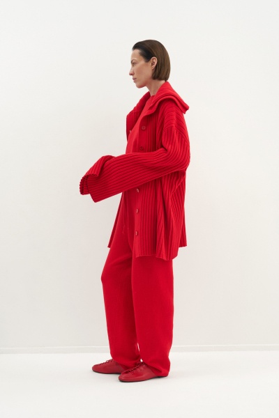 Кардиган «Ото» Mankova, цвет: красный, SS26-003 купить онлайн