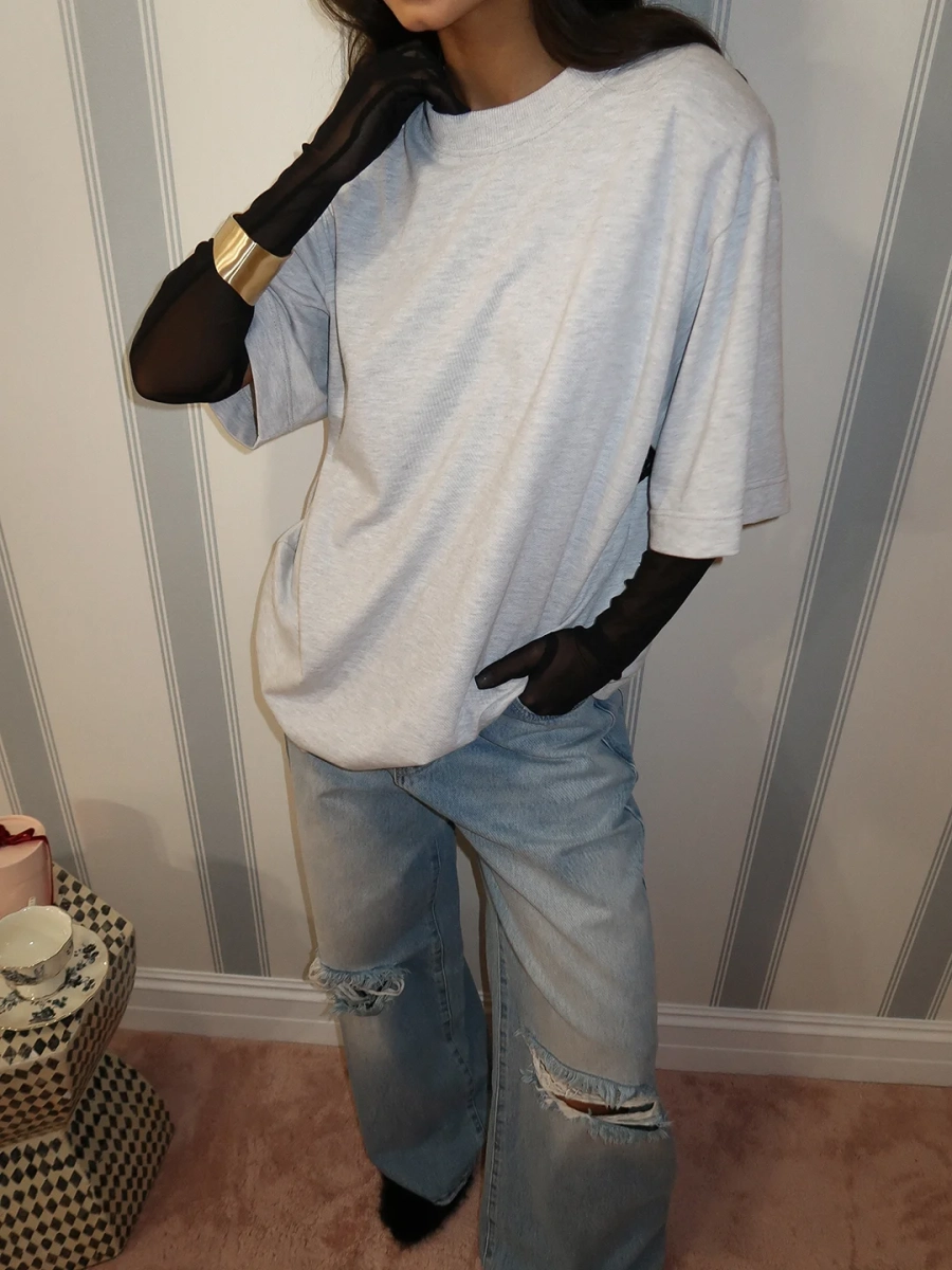 Футболка с лифом MIARTLAND, цвет: серый, НФ-00000832 купить онлайн