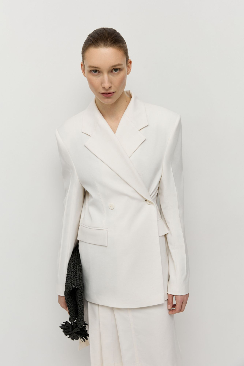 Жакет двубортный AROUND, цвет: серый, 2525_25TWVE01 купить онлайн