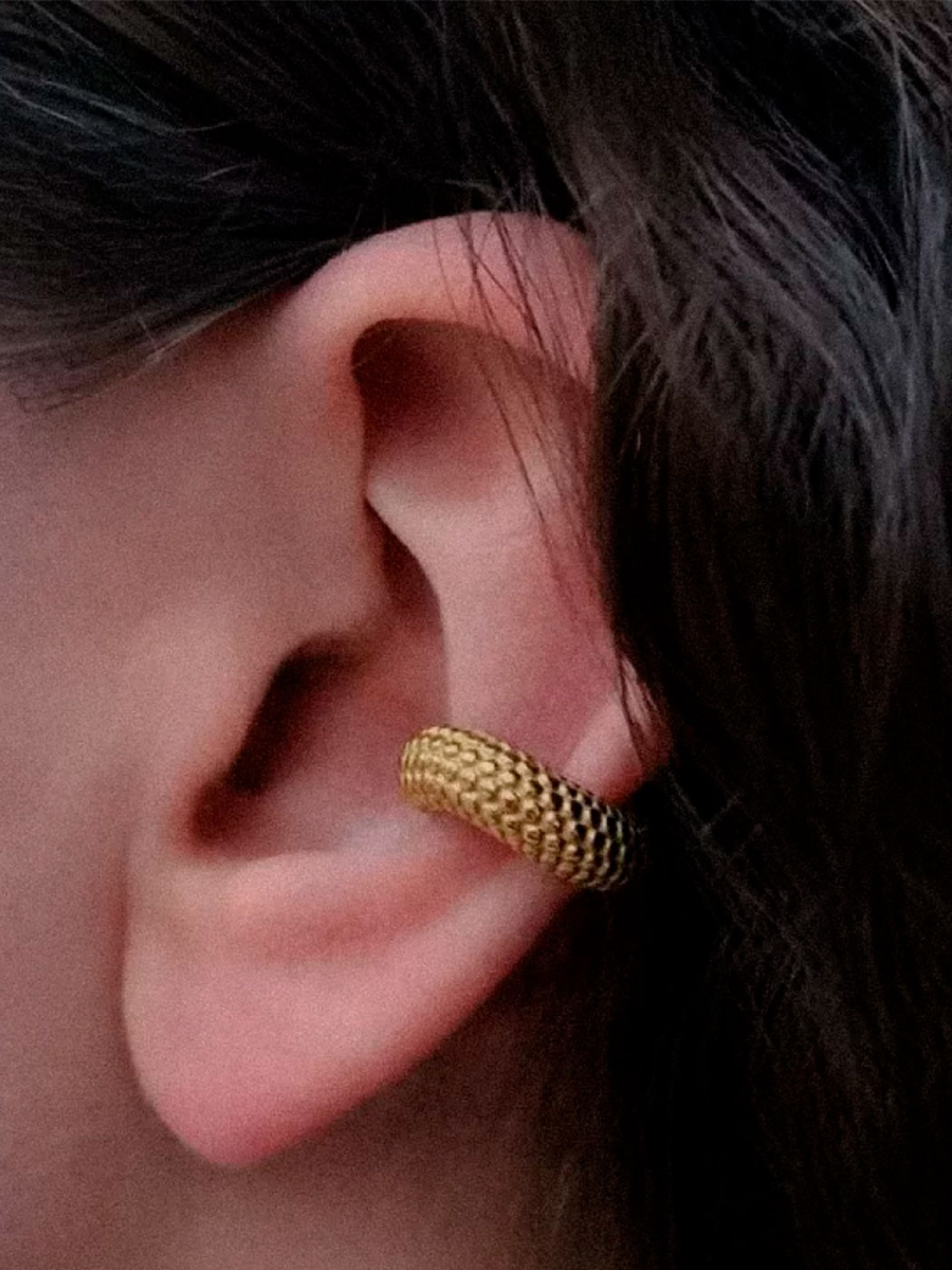 Кафф Get Naked Gold MOSSA jewelry, цвет: позолота, 034-104-0002 купить онлайн
