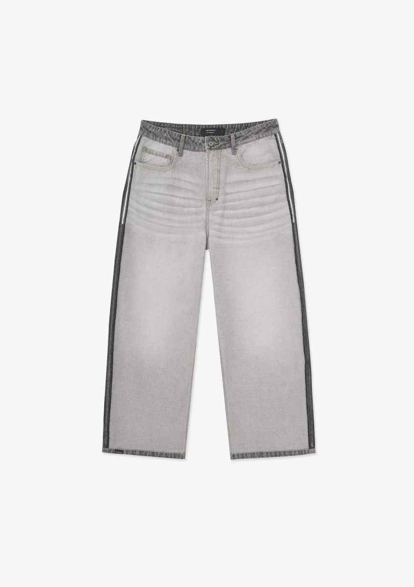 Широкие джинсы KRAKATAU, цвет: серый, Ru226-33 купить онлайн