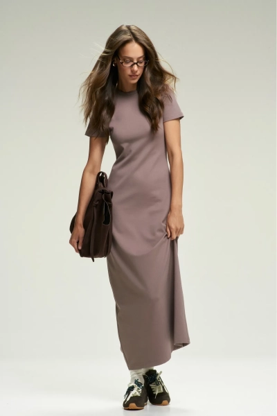 Платье Basic Capuchino Erist store, цвет: капучино, НФ-00002705 купить онлайн