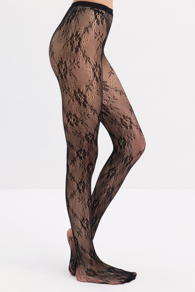 Ажурные колготки TOPTOP, цвет: Черный TT.081.16491.900 купить онлайн