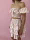 Костюм PRETTY GIRL Flower PUDRA, цвет: бежево-цветочный, PUDRA4147X купить онлайн