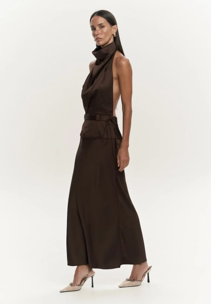 Платье "Фиби" Manera Odevatca, цвет: коричневый, NS-28-04-13 купить онлайн