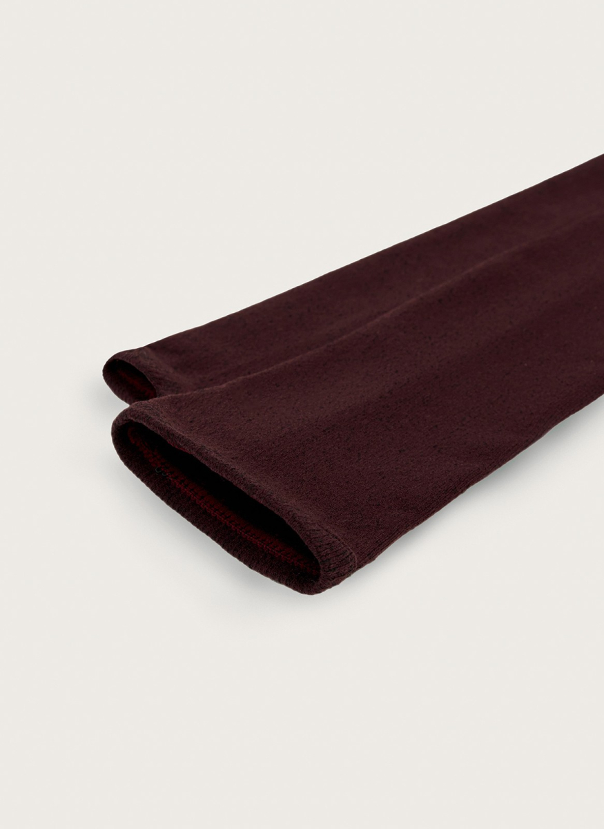 Гольфы из хлопка с прозрачной вставкой ALL WE NEED, цвет: Бордовый  купить онлайн