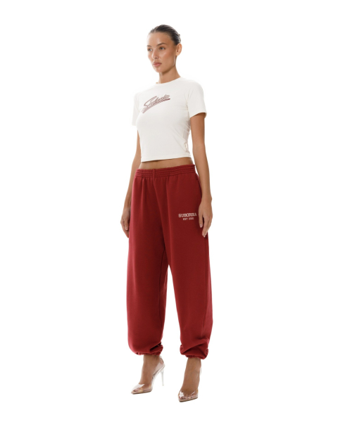 Джоггеры College Suborbia, цвет: burgundy, 05668 купить онлайн