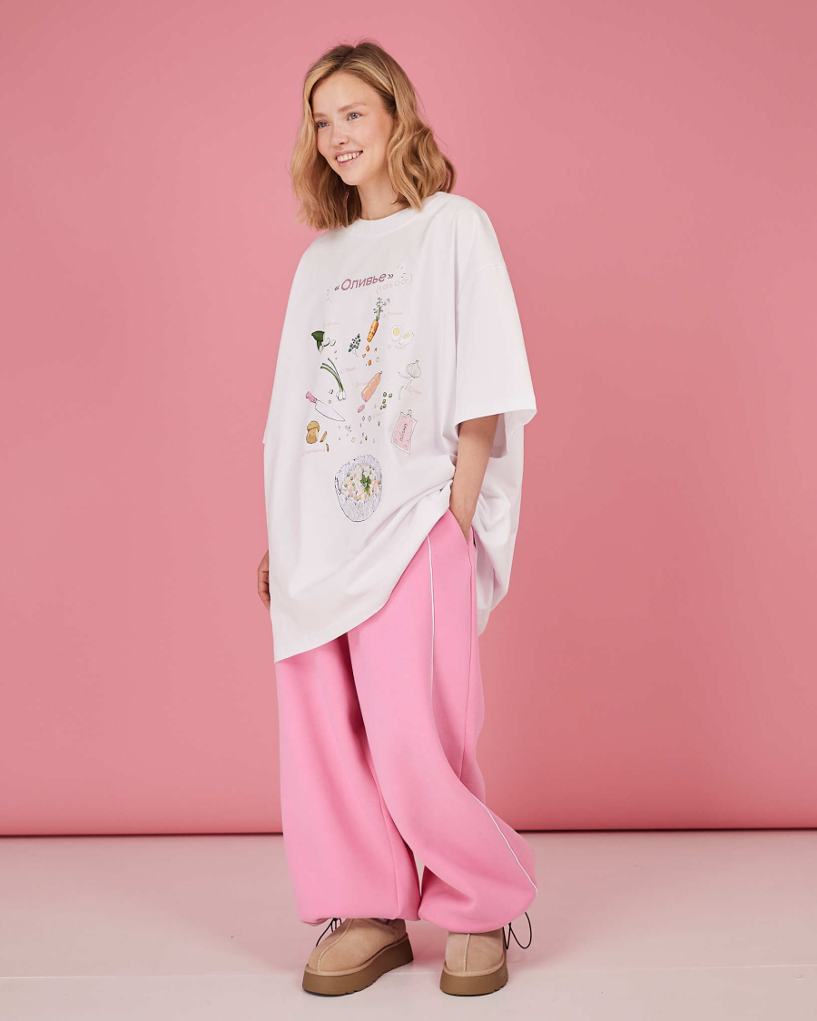 Футболка Оливье TABOO, цвет: белый, ThOliv купить онлайн