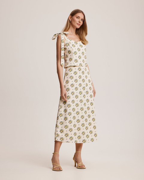 Юбка To be Blossom, цвет: light-beige, 051416 купить онлайн