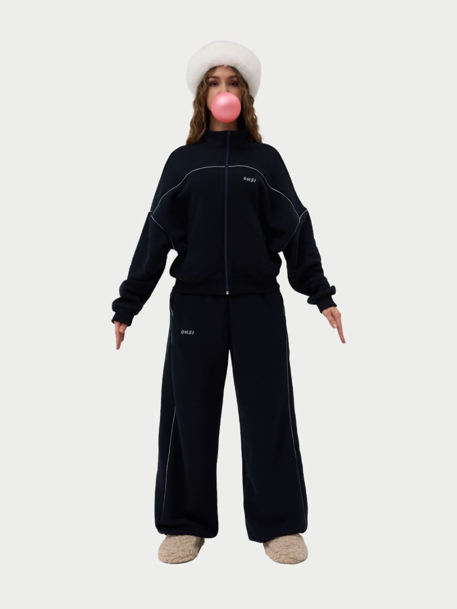 Zip Худи с кантом утепленное ONSI, цвет: dark blue,  купить онлайн