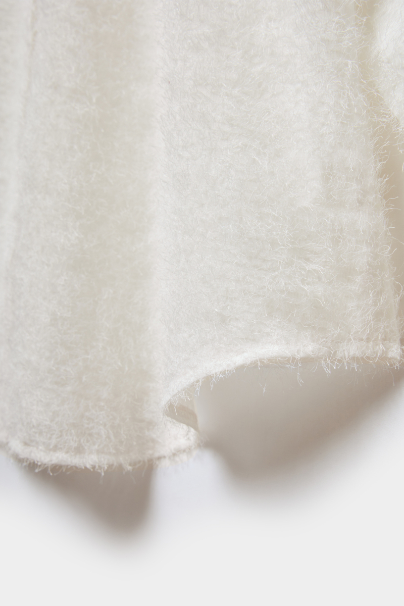 Рубашка с пушистой фактурой REFERT, цвет: молочный, 12-3350/2-2511 купить онлайн