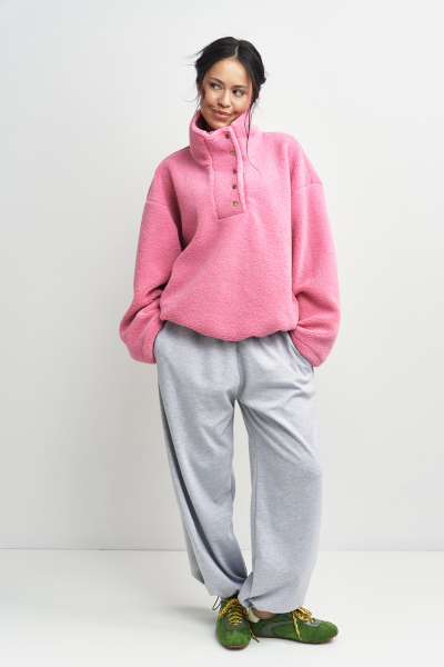 Анорак плюшевый Erist store, цвет: розовый, НФ-00003301 купить онлайн