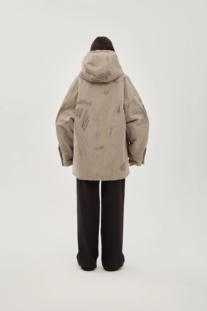 Куртка художественная UNKE, цвет: серый, 2601J006СP_ВЕ купить онлайн
