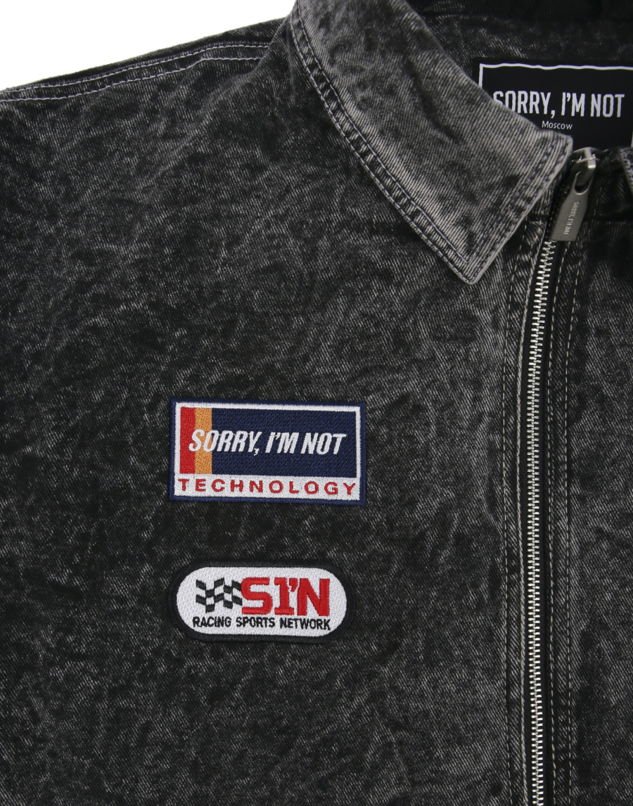 Куртка RACE JACKET SORRY, I’M NOT, цвет: графит,  купить онлайн
