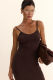 Платье из 100% хлопка TOPTOP, цвет: коричневый, TT.012.14875.700 купить онлайн
