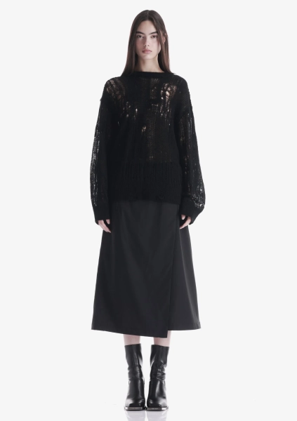 Свитер с круглым вырезом KRAKATAU, цвет: Черный, Sw46-1 купить онлайн