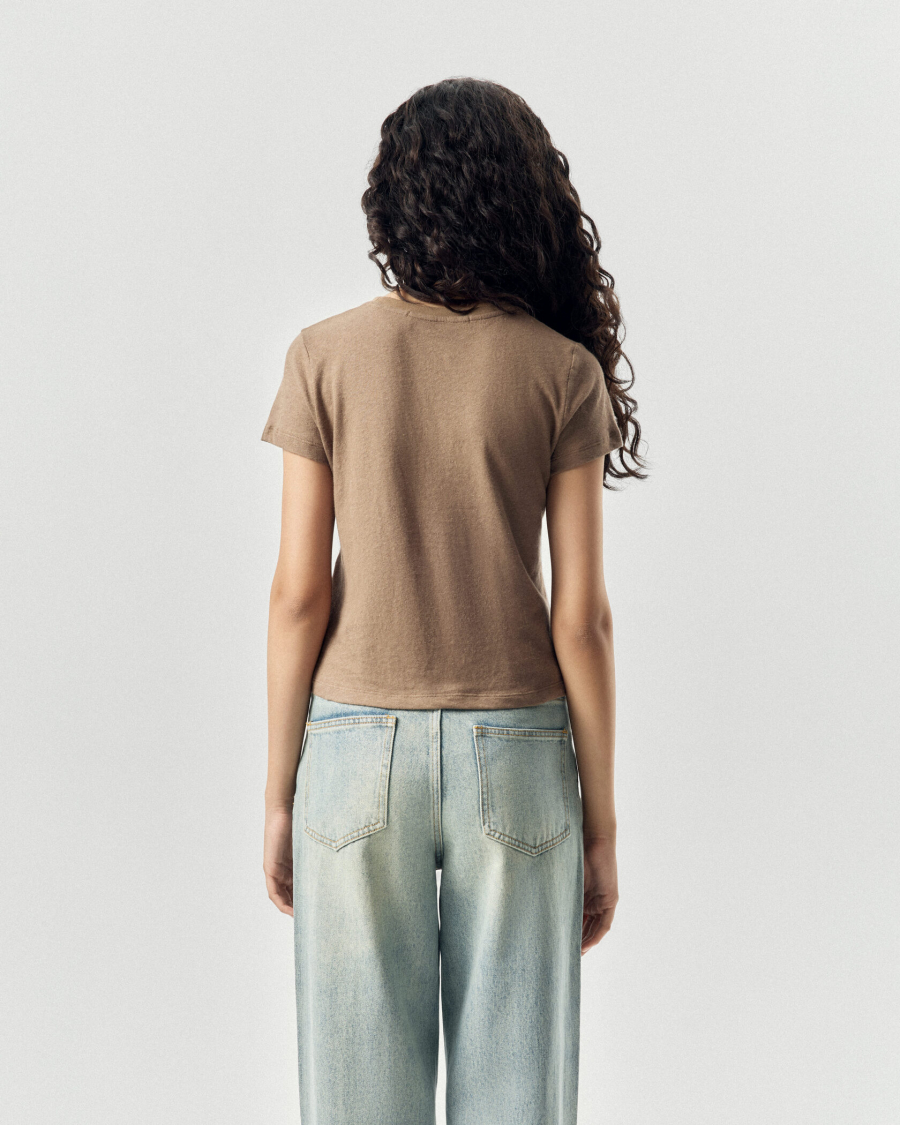 Футболка Отпечаток NAIPACHE, цвет: Кофейный, 2621005700 купить онлайн