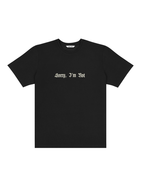 Футболка GOTHIC LOGO SORRY, I’M NOT, цвет: Черный, 8io2r3OwjqUa0Jd-RjxUY2 купить онлайн