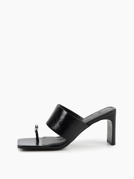 Мюли из натуральной кожи