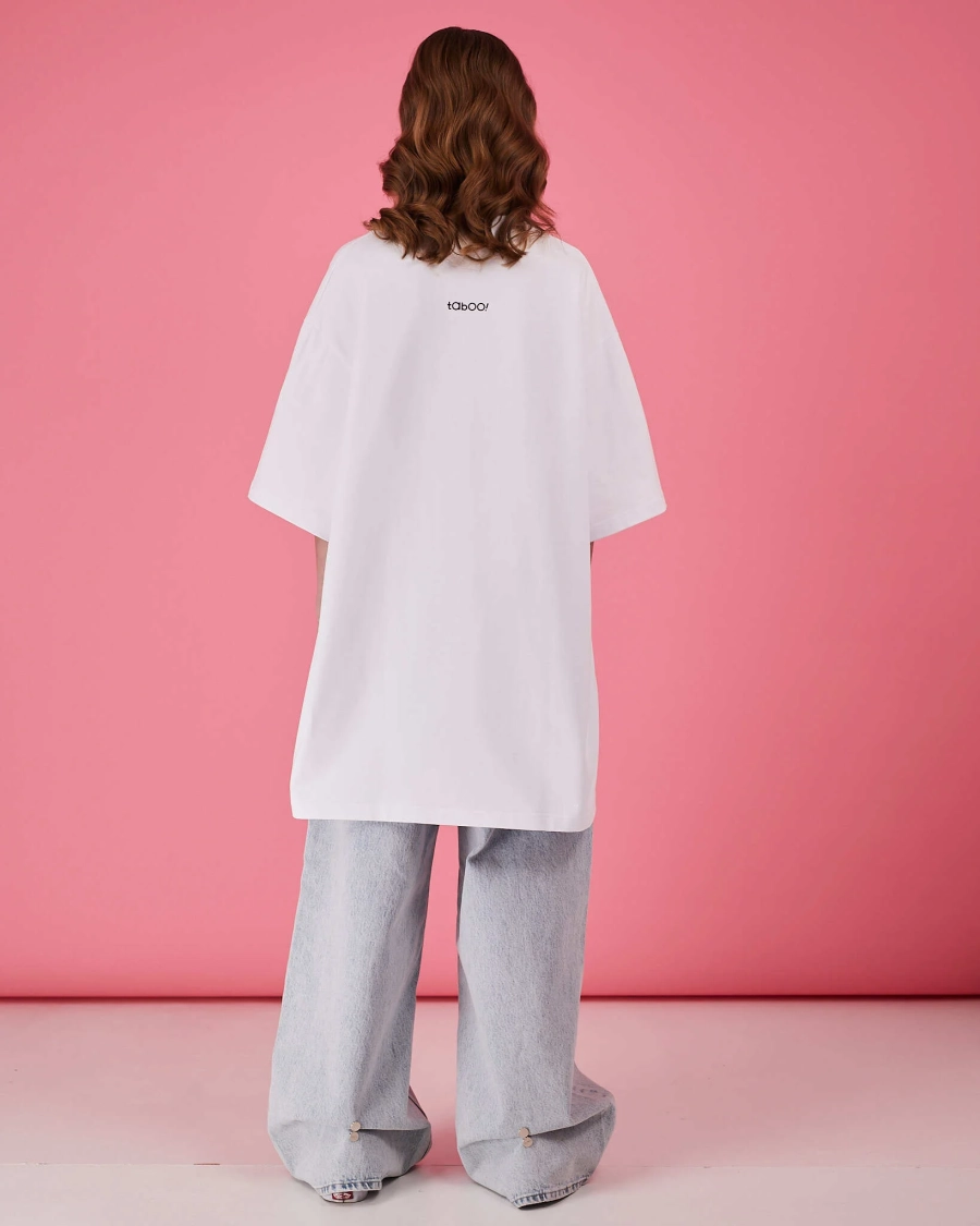 Футболка Капча TABOO, цвет: белый, TsCapchaW купить онлайн