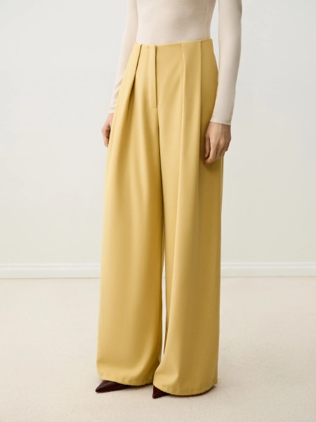 Брюки DIEGO ANNA PEKUN, цвет: Желтый, 50.2549.200 купить онлайн