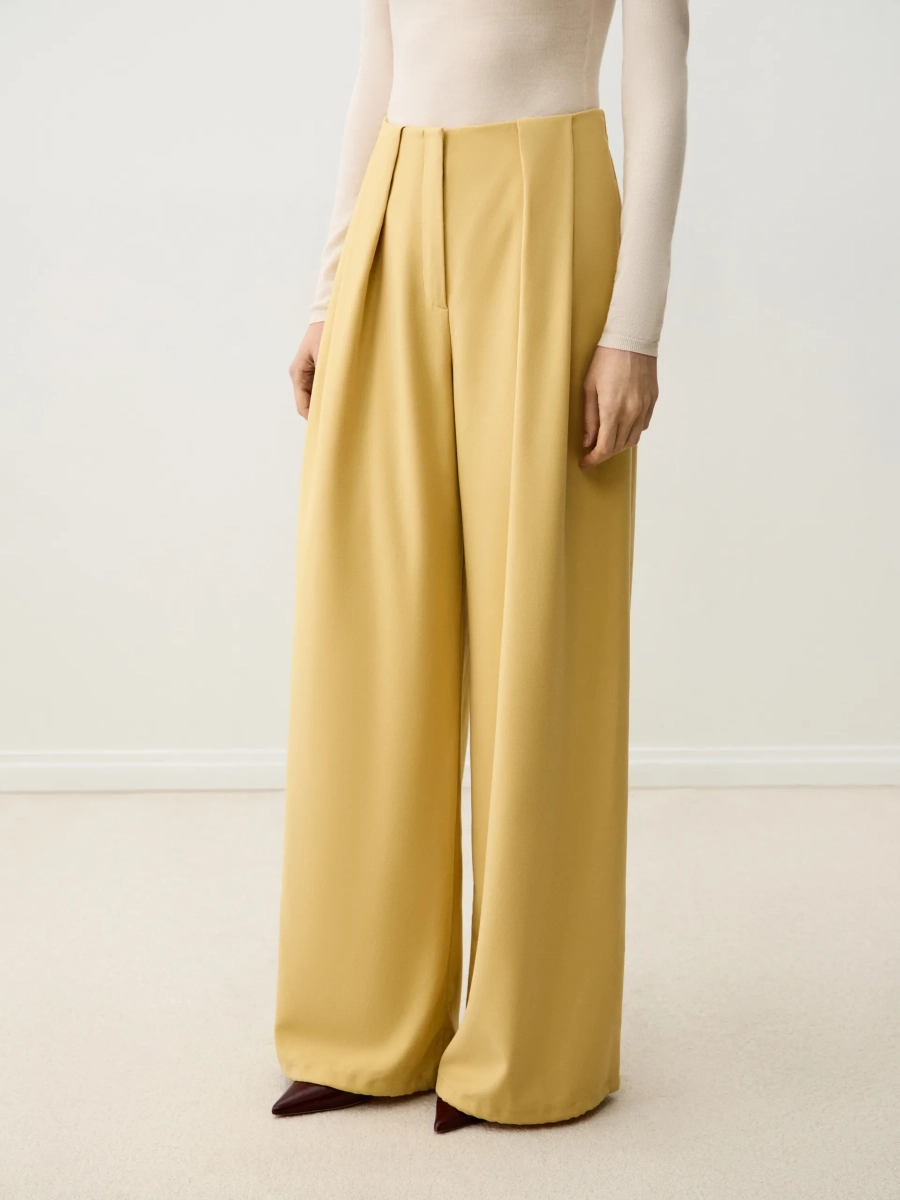 Брюки DIEGO ANNA PEKUN, цвет: Желтый, 50.2549.200 купить онлайн