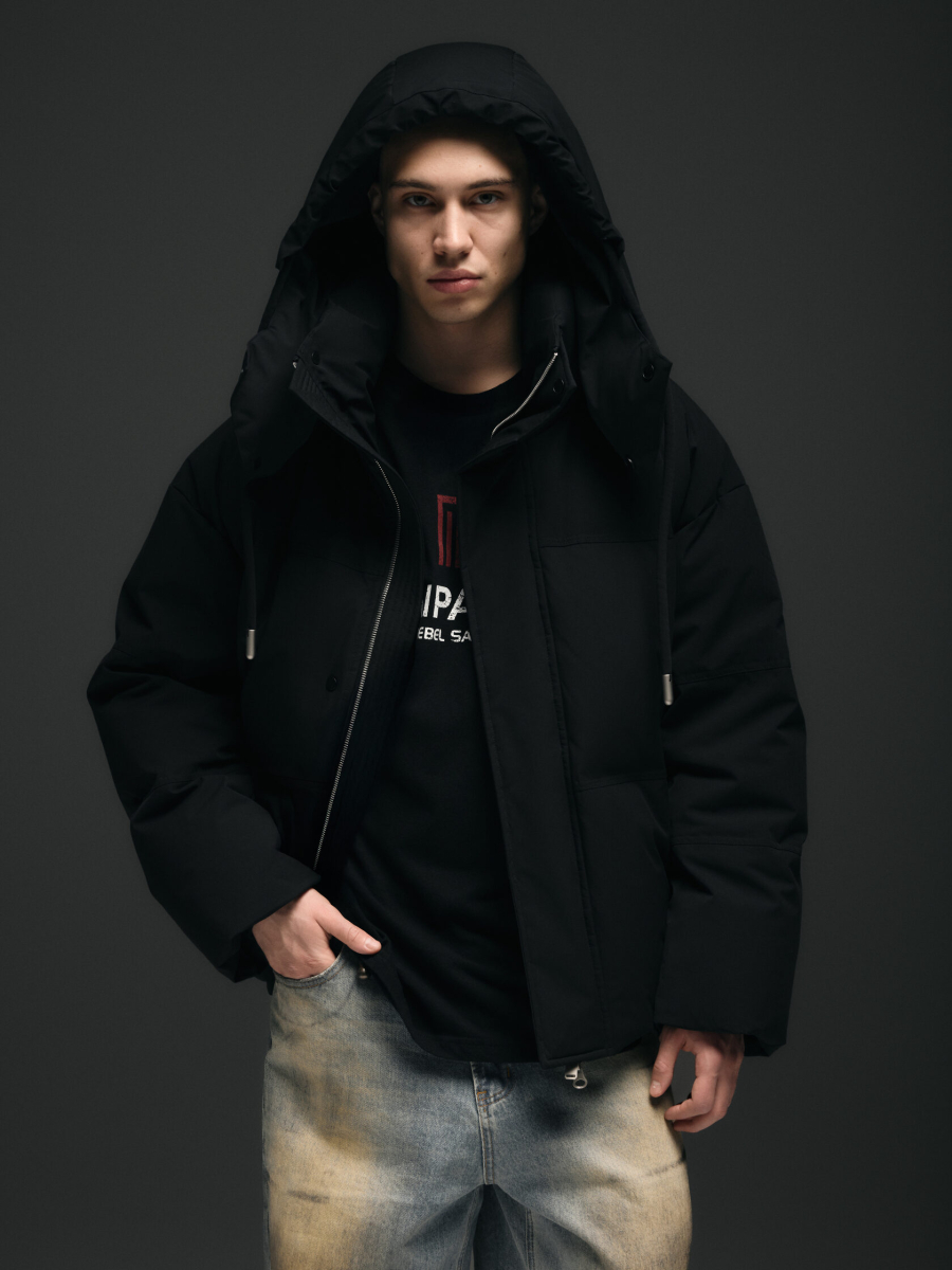 Пуховик Frostkill puffer NAIPACHE, цвет: Черный,  купить онлайн