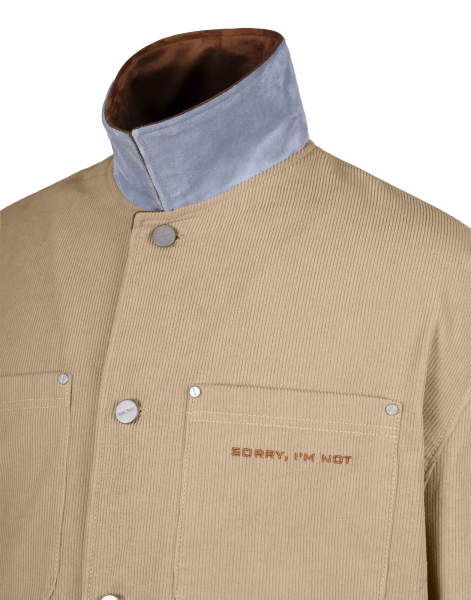 Куртка VELVET WORKER JACKET SORRY, I’M NOT, цвет: бежевый, 9PqTzJv7ggqTlXd70Xb1L2 купить онлайн