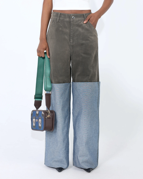 Джинсы HALF FOLD WOMEN GREEN