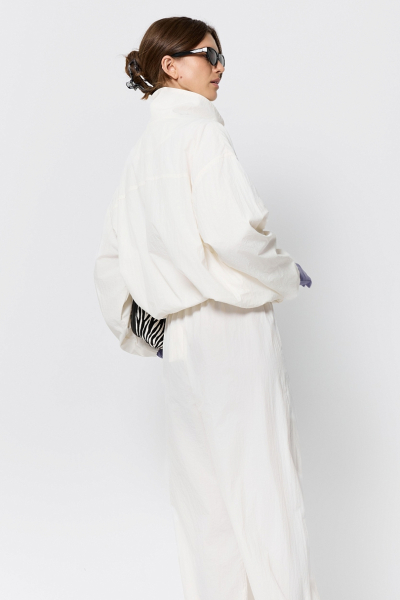 Брюки из облегченной ткани Ricoco, цвет: молочный, 6056/3 купить онлайн