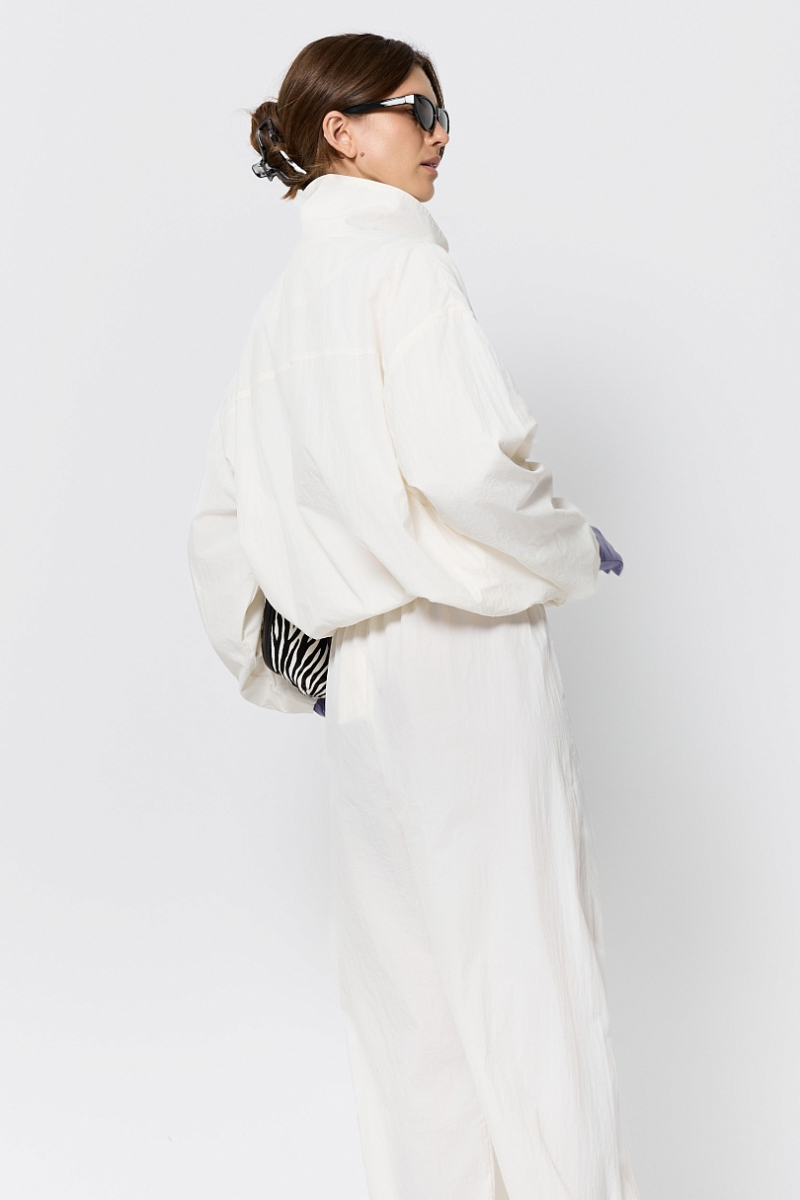 Брюки из облегченной ткани Ricoco, цвет: молочный, 6056/3 купить онлайн