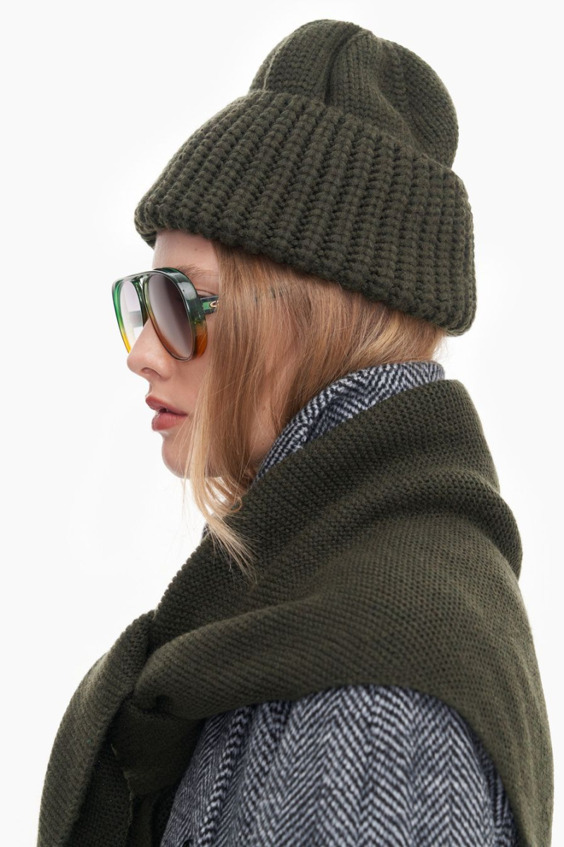 Шапка из смесовой шерсти мериноса
