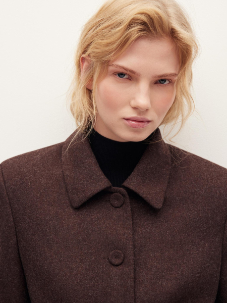 Жакет укороченный Chaika, цвет: коричневый, AW25BZ05-45 купить онлайн