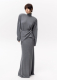 Платье с подплечниками из вискозы ASYA SEMYONOVA, цвет: grey, 00-00002502 купить онлайн
